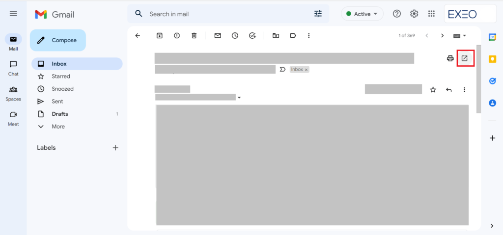 How to Attach an Email in Gmail? 6 Pop out icon